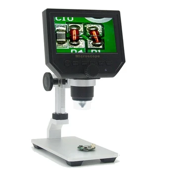 1Set Metalo Stovas 4.3 Colių HD LCD Vaizdo Litavimo/ Telefonų Remontas Mikroskopu 600 Didinimo Usb Mikroskopą, EU Plug