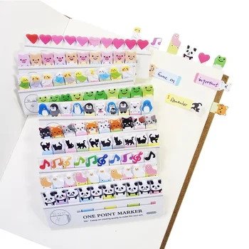 1pack Kawaii gyvūnų serijos Memo sticky Pad Kūrybos Mielas Katė Panda Sticky Notes Planuotojas mokyklinės prekės, Raštinės Reikmenys