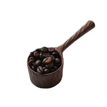 Šiaurės Amerikos Black Walnut Rankų Darbo Kavos Matavimo Šaukštelis Kavos Pupelių Šaukštas