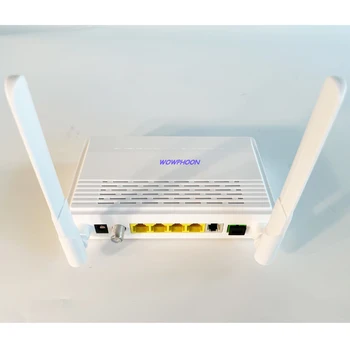 HUR3017XR 1GE kabelinę televiziją wifi router optinis modemo ftth gpon ont onu sc upc optinio tinklo terminalas