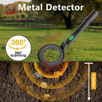 DM3004A Metalo Detektorius Nešiojamasis rankinis Skeneris LED Didelio Jautrumo Saugumo Tikrinimo Aukso Finder Stotis/Tyrimo Salė