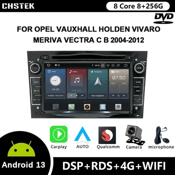 CHSTEK Android Automobilio Radijo Opel, Vauxhall Holden Meriva Vivaro Vectra C B 2004-2012 Qualcomm DVD GPS CarPlay WIFI 4G Autoradio