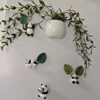 Animacinių filmų Mielas Panda Šaldytuvas Stiprūs Magnetai už Šaldytuvas Lipdukas Namų puošybai Panda suvenyras, šaldytuvo magnetas