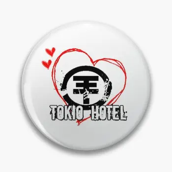 Geriausi Logotipai Roko Grupės Tokio Hotel Yra Minkštas Mygtuką Pin Apykaklės Moterų Mylėtojas Dekoro Kūrybos Juokinga Metalo Skrybėlę Sagės Papuošalai
