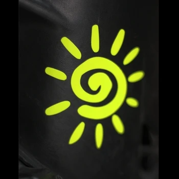 Šviesą Atspindinčios Motociklų Lipdukas Saulės Animacinių Filmų Lipdukai Automobilio Šviesą Atspindintys Lipdukai Vandeniui Lipdukai Kūno Lipdukai Dekoratyviniai Lipdukai