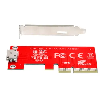 Chenyang Išorės SFF-8612 PCI-E 3.0 Express 4.0 x4, kad Oculink SFF-8611 Adapter PCIe SSD