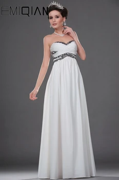 Elegantiškas Ilgas Nuotakos Vestuvių Suknelė, Stebėjimo Imperijos Bohemijos Nuotakos Suknelė,Bling Bling Blizgučiais Šifono Vestido De Noiva