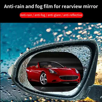 Universalus Lengvas Automobilio galinio vaizdo Veidrodis Rainproof Kino Lipdukas, Patvarus, Kompaktiškas Rainproof Filmas, Automobilių