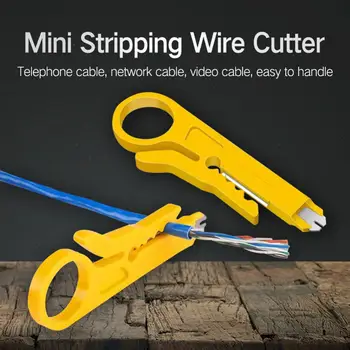 Mini Nešiojamas Wire Stripper Peilis Crimper Replės Užspaudimo Įrankis Kabelių Išpardavimas Vielos Pjovimo Mini Įrankiai, Pjovimo Linija Kišenėje Multitool