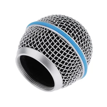 Pakeitimo Mėlyna Plieno vielos tinklo, Mikrofono Grotelės Galvos Mikrofono Grotelės Pakeitimo Galvos 