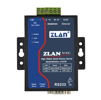 Aukštos kokybės, Didelio Stabilumo Atskirai Serijos Prietaisą Serverio / Modbus Gateway produktų, pagrindinis Produktas, ZLAN5143I