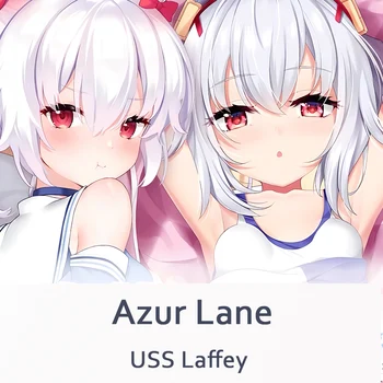 Anime USS Laffey Azur Lane Žaidimas Dakimakura Kūno Hugging Pagalvės užvalkalą Otaku Užvalkalas Pagalvėlė Padengti Cosplay Dovanos