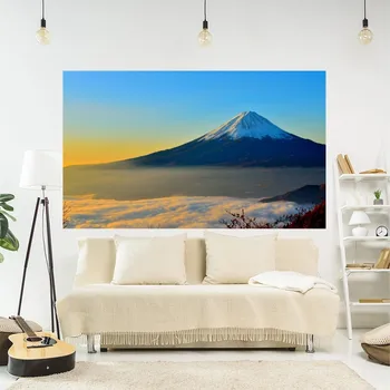 M-Mount Fuji Meno Gobelenas Spausdinami Dideli Sieniniai Gobelenai Hipių Sienos Kabo Bohemijos Sienos Meno Apdaila Kambario Dekoro Šalis