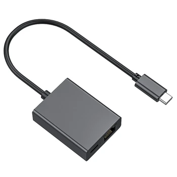 1 Gabalas 4K USB Doko Adapteris 1000 Gigabitų Laidinio LAN Tinklo plokštė, Skirta PC Nešiojamas Išmaniojo telefono 