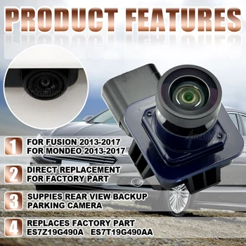 Naujas ES7Z-19G490-A ES7Z19G490A Dėl 2013-2016 M. Ford Fusion/ Mondeo Galinio vaizdo Kamera, Atbulinės Kamera Atsarginės automobilio Parkavimo Kamera