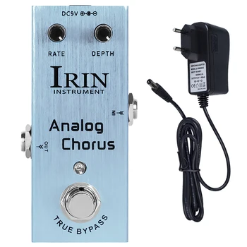 IRIN AN-08 Efektorius Analoginis Choras Gitaros Pedalas, Grandinės Choras Tonas Gitaros Pedalas Poveikis BBD Chip Tiesa Apeiti Dizainas