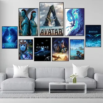 Filmas Avatar 2 Kietas Plakatas Spaudinių Sienų Tapybos Miegamojo Kambarį Apdaila Office Small
