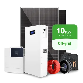 MUMS ES 10KW off-grid Saulės Energijos Sistemos 10kw saulės generatorius, saulės sistemos, namų 48v200Ah ličio baterija rinkinys su priedais