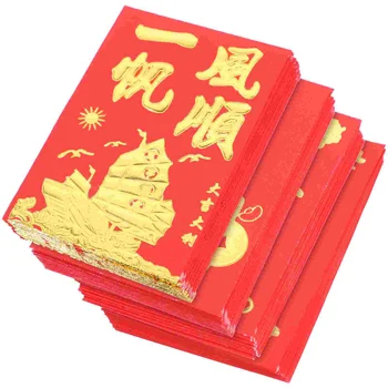 160Pcs Kinų naujieji Metai Raudona Vokai Pavasario HongBao Pinigų Kišenėje Popieriaus Raudona Paketinių Pavasario Šventė Pinigų maišeliai Drakonas