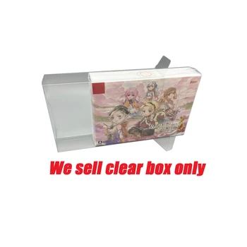 Aišku, Skaidrų langelį PERJUNGTI NS Rune Gamyklos 3 Honkongas Japonija versija plastiko surinkimo saugojimo dėžutės PET Raštas dėžutę