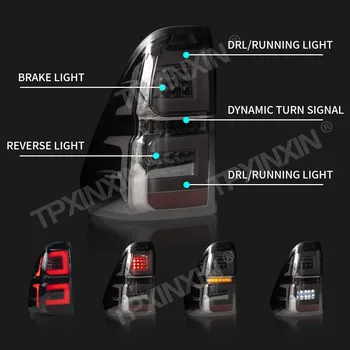 Aukštos Kokybės Auto Dalys, Tinkamos Toyota Hilux 2015-2021 Uodegos Šviesos diodų (LED) Asamblėja Modifikuotų Uodegos šviesos Aukštos Kokybės KARŠTO PARDAVIMO