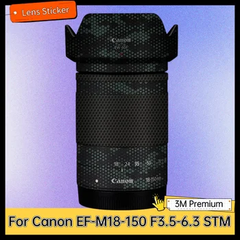 Canon EF-M18-150 F3.5-6.3 STM Objektyvas Įstaiga aplinkosaugos ¾enklelis Apsaugines Odos, Vinilo Decal Wrap Kino Anti-Scratch Kailio Raštas