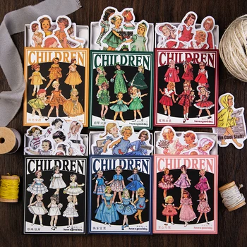 50 Lapų Vaikišką Rojus Serijos Kawaii Girl Pobūdžio Washi Popieriaus, Lipduko Kūrybos 