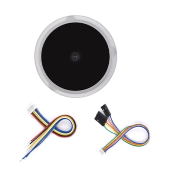 UART Apvalus Mažas Žiedas Šviesos diodų (LED) Kontroliuojama 1D/QR/2D brūkšninių Kodų Skaitytuvas