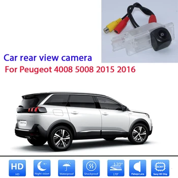 Automobilio Galinio vaizdo Kamera Peugeot 4008 5008 2015 2016 CCD Full HD Naktinio Matymo automobilio Parkavimo Kamera aukštos kokybės RCA