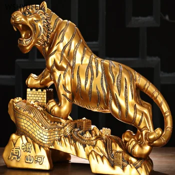 Lobis Tigras Ornamentu Xuanguan Vyno kabineto biuro kambarį baldus Dovana housewarming ir atidarymo feng shui