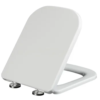 Tualeto sėdynė PP Kvadrato formos Greito Atleidimo minkštas Arti tualeto dangčio Ilgis 430mm, kad 455mm Plotis 355mm į 365mm GBP17291PF