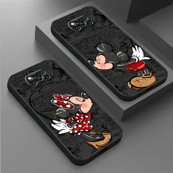Case for Samsung Galaxy Note 20 Ultra 10 Plius 8 9 S21 S22 S23 5G S20 10 Pastaba Disney Mickey Minnie meilės Silikono Padengti