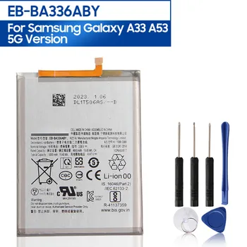 Bateriją EB-BA336ABY Samsung Galaxy A53 5G SM-A5360 A5360 SM-A536B/DS A33 5G SM-A3360 SM-A336B/DS 5000mAh