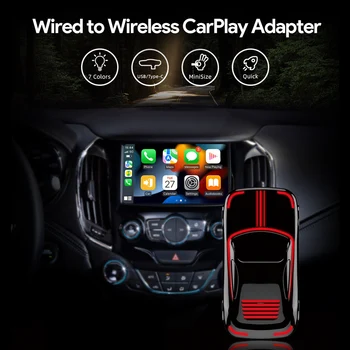 Belaidžio Carplay Adapteris, skirtas Automobilių OEM Laidinio CarPlay Belaidžio ryšio USB Raktą 