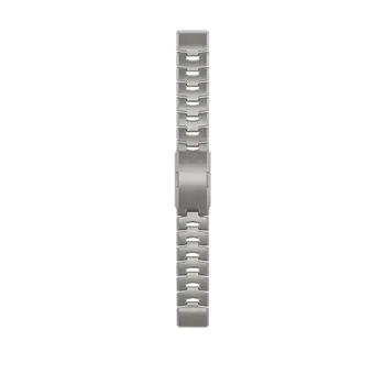 HAODEE 22mm 26mm Titano Lydinio Watchbands Garmin Quickfit Žiūrėti Juosta
