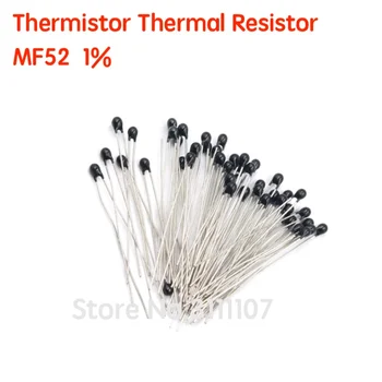 20PCS/DAUG MF52AT MF52 MF52B 3950 NTC 1% Thermistor Šilumos Rezistorius 1K 1.5 K 2K 3K 4.7 K 10K 20K 47K 50K 100K 102-104 Atsparumas