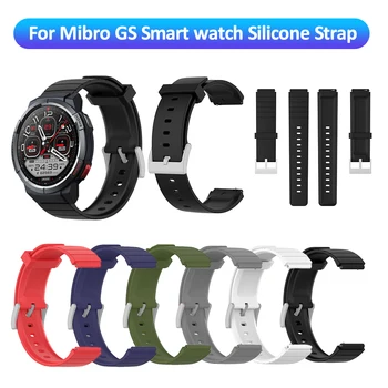 Pakeitimo Apyrankė Mibro GS Dirželis Riešo Dirželis su Silikono Wriststrap Smart Watch Band Smart Aksesuarai Nešiojami Prietaisai