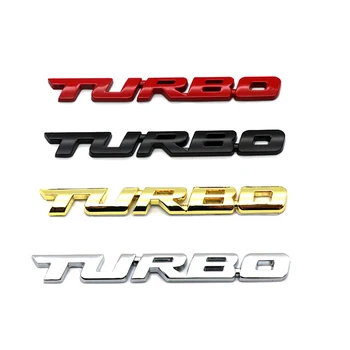 TURBO Metalo Automobilių Lipdukas Stilius Kūno Emblema 3D Decal Lexus RX300 RX330 RX350 IS250 LX570 IS200 IS300