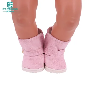 7.5 cm 2018 Naujas mini kūdikių bateliai blizgučiais batai 18 cm 45cm Amerikos lėlės ir 43cm new born lėlės Priedai