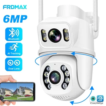 6MP IP Kamera, WiFi, Lauko Dvigubos Objektyvas 10X Zoom Auto Stebėjimo Apsaugos Stebėjimo Kamerą 