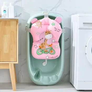 Lova Sėdynės Baby Vonia Trinkelėmis Animacinių filmų neslidus Pagalvė Sėdynės Vonia Sėdynės Dušo Paramos Kilimėlis Baby Vonios Sėdynės