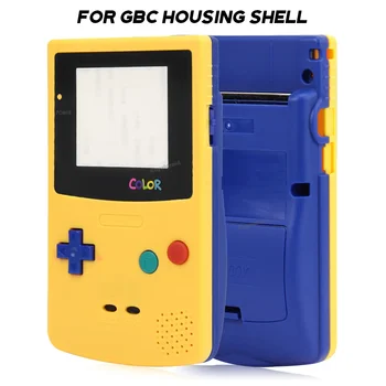 Geltona Mėlyna Limited Edition Pakeisti Būsto Shell GBC su Mygtukais Remonto Komplektas GameBoy Color Žaidimų Konsolės Priedai