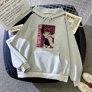 Fairy Tail hoodies moterų 2023 japonijos streetwear harajuku išsitraukia moterų Vilnos drabužiai
