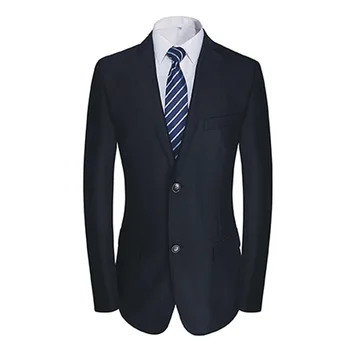 Lin2880 - High-end grynos vilnos kostiumu vyrų verslo kostiumas
