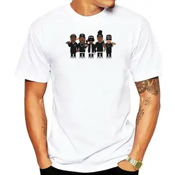 N. W. A (Niggaz Protas Požiūris) Muzikos tema Hip-hop muzikos grupės, Asmenybės modelio dizainas Vyrų ir trumpomis rankovėmis T-shirt NWA