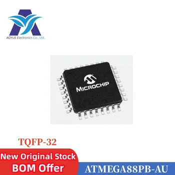 ATMEGA88PB-AS ATMEGA88PB-FIAUR Ženklas: MEGA88PBU MEGA88PB-U MCU 8 bitų AVR RISC 8KB Flash 2.5 V/3.3 V/5V 32-Pin TQFP Dėklas TR