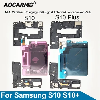 Samsung Galaxy S10 Plius S10+ S10E Belaidžio Įkrovimo Ritė NFC Garsiakalbis Signalas Antenos Dangtelis Pakeitimo