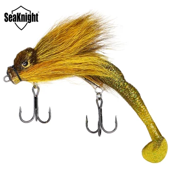 SeaKnight Prekės SK055 35g 18cm Žvejybos Masalas, Pelės galva Bucktail Slow Sinking Dirbtinis Masalas Paprastieji Šamai, Ešeriai, žvejybos