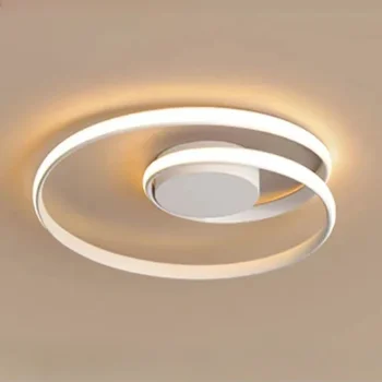 Modernus Nordic LED Žibintai Stiliaus Lubų Šviesos Kūrybos Sraigė Žiedo Tipo Lubų šviestuvai, Patalpų Gyvenimo Dekoratyvinis Apšvietimas Šviestuvai