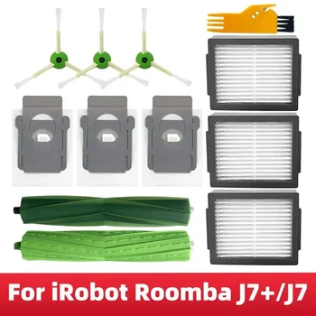 Pakeisti iRobot Roomba J7+ / J7 Pagrindinis Šepetys Šoninis Šepetys Hepa Filtras Dulkių Maišelis Robotas Dulkių siurblys Atsargines Dalis Priedų